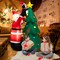 Costway 6 FT Inflatable Christmas Tree & Santa Claus w/ LEDs & Air Blower